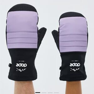 Black and Neon Yellow Gloves